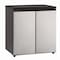 Avanti 5.5 CF Side by Side Refrigerator/Freezer, Black/Stainless Steel RMS551SS - alternate 1